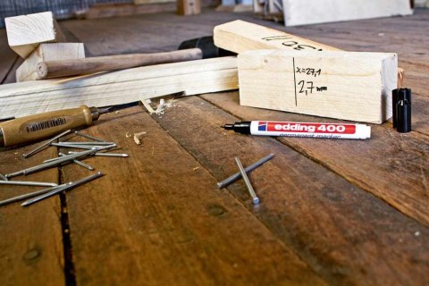 Marker permanentny e-400 EDDING, 1mm, niebieski Edding