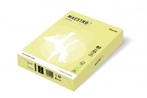 Papier xero MAESTRO COLOR A4 80g YE23 żółty/beż piaskowy Maestro Papier xero MAESTRO COLOR A4 80g YE23 żółty/beż piaskowy Maestro