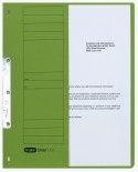 Skoroszyt kartonowy ELBA 1/2 A4, hakowy, zielony, 100551893 Elba