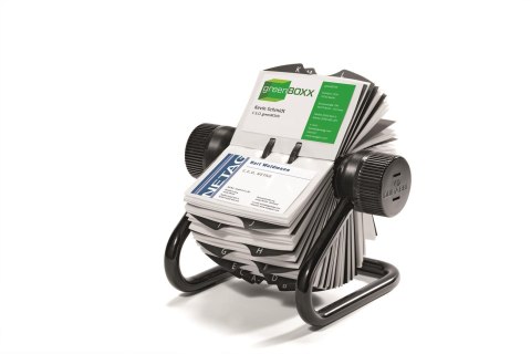 Wizytownik obrotowy na 400wiztówek A-Z czarny DURABLE 2481-01 Durable Wizytownik obrotowy na 400wiztówek A-Z czarny DURABLE 2481-01 Durable