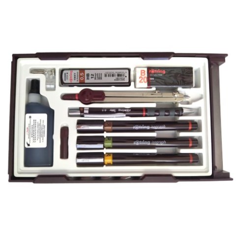 Zestaw Isograf COMBI Master 0.2/0.3/0.5 ROTRING, S0699430 Rotring Zestaw Isograf COMBI Master 0.2/0.3/0.5 ROTRING, S0699430 Rotring