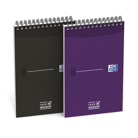 Blok notatnikowy OXFORD TASK MANAGER A5, 70kartek, spirala u góry, 400055727 (X) Oxford Blok notatnikowy OXFORD TASK MANAGER A5, 70kartek, spirala u góry, 400055727 (X) Oxford