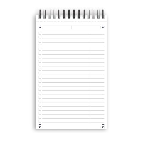 Blok notatnikowy OXFORD TASK MANAGER A5, 70kartek, spirala u góry, 400055727 (X) Oxford Blok notatnikowy OXFORD TASK MANAGER A5, 70kartek, spirala u góry, 400055727 (X) Oxford