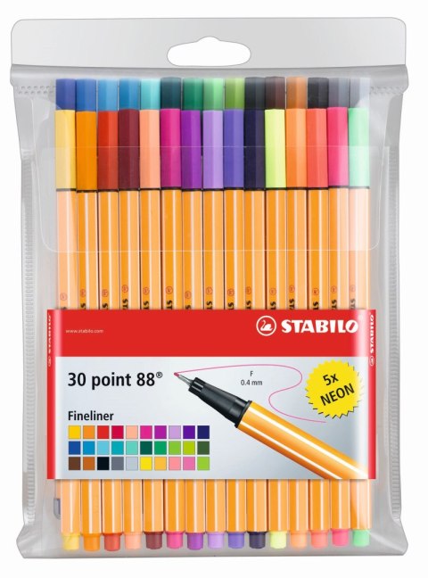 Cienkopis STABILO point 88 komplet 30szt 8830-1 Stabilo Cienkopis STABILO point 88 komplet 30szt 8830-1 Stabilo