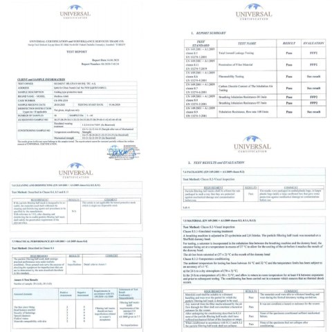 Maseczka ochronna KN95 FFP2 (25 szt.) biała GB2626-2006 Noname Maseczka ochronna KN95 FFP2 (25 szt.) biała GB2626-2006 Noname