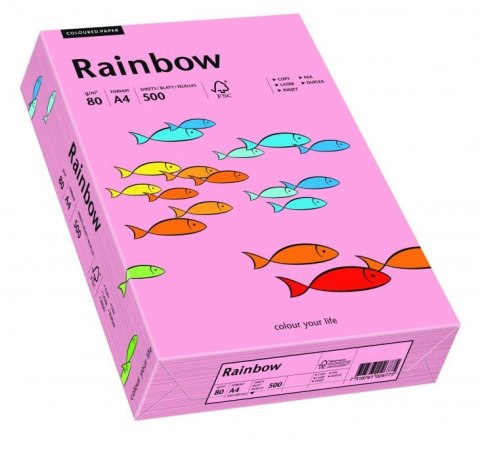 Papier xero kolorowy RAINBOW różowy R55 88042541 Rainbow Papier xero kolorowy RAINBOW różowy R55 88042541 Rainbow