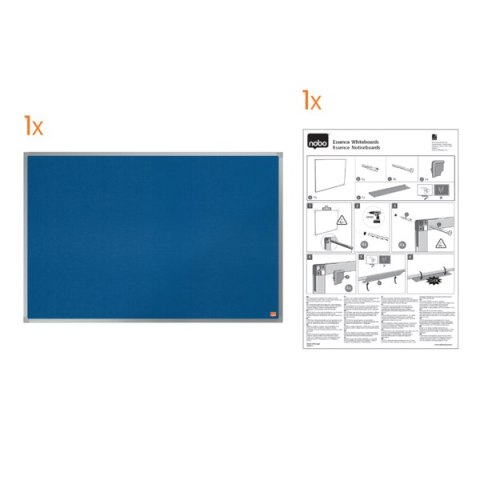 Tablica ogłoszeniowa filcowa Nobo Essence 1200x1200mm, niebieska 1915455 Nobo Tablica ogłoszeniowa filcowa Nobo Essence 1200x1200mm, niebieska 1915455 Nobo
