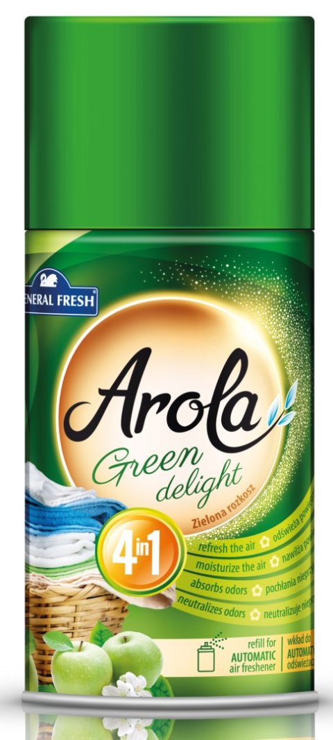 Wkład do odświeżacza AROLA 250ml zielona rozkosz GENERAL FRESH General Fresh Wkład do odświeżacza AROLA 250ml zielona rozkosz GENERAL FRESH General Fresh