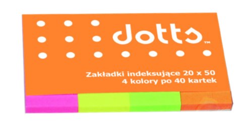 Zakładka indeksująca DOTTS 20x50 4x40kartek brilliant (NSP20/50/D) Dotts Zakładka indeksująca DOTTS 20x50 4x40kartek brilliant (NSP20/50/D) Dotts