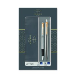Zestaw JOTTER STAINLESS STEEL GT_(Długopis + Pióro wieczne) PARKER 2093257 (X) Parker