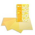 Blok Deco Yellow A4, 170g, 20 ark, 5 kol. tonacja żółta, Happy Color HA 3717 2030-012 Happy Color
