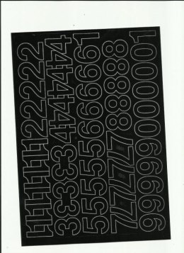 CYFRY_ samop. 3cm (8) zielone ARTDRUK Artdruk