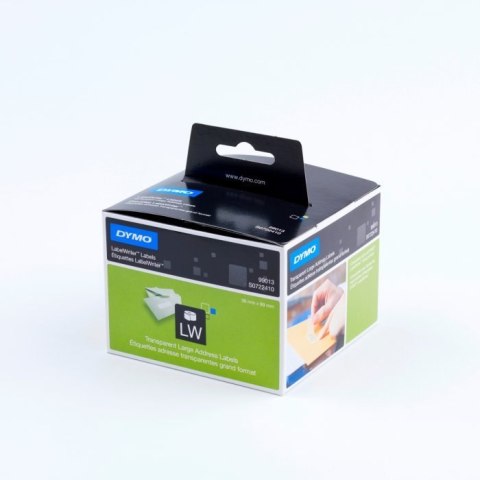 Etykieta DYMO adresowa - 89 x 36 mm, przezroczysty S0722410 Dymo