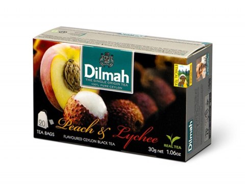 Herbata DILMAH BRZOSKWINIA&LYCHE 20t*1,5g Dilmah Herbata DILMAH BRZOSKWINIA&LYCHE 20t*1,5g Dilmah