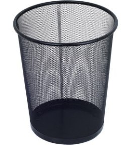 Kosz na papier siatka 19l czarny GRAND siatka 120-1332 Grand