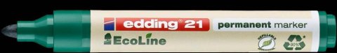 Marker EDDING permanentny ekologiczny okrągła końcówka zielony 21/004/zi ed (X) Edding