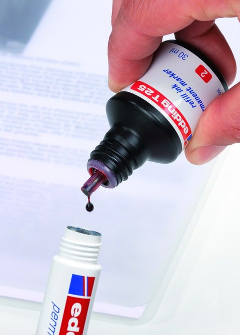 Marker permanentny okrągła końcówka 3-4 mm czarny Edding 550/001/C Edding