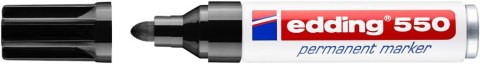 Marker permanentny okrągła końcówka 3-4 mm czarny Edding 550/001/C Edding