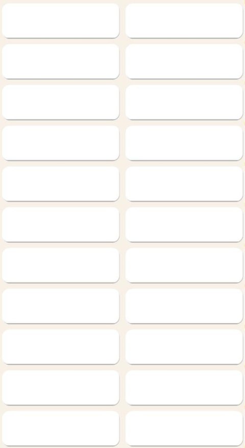 Minietykiety 3044 32 x 10 6ark. do opisywania ręcznego, Avery Zweckform (X) Avery Zweckform