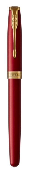 Pióro wieczne (F, stalówka ze stali) SONNET RED LACQUER GT PARKER 1931473, giftbox (X) Parker