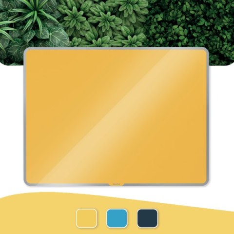 Szklana tablica magnetyczna Leitz Cosy 80x60cm, żółta 70430019 Leitz Szklana tablica magnetyczna Leitz Cosy 80x60cm, żółta 70430019 Leitz