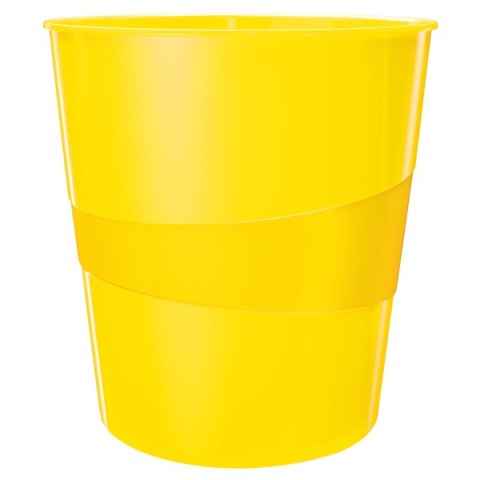 Kosz na śmieci 15L Leitz WOW, żółty 52781016 Leitz Kosz na śmieci 15L Leitz WOW, żółty 52781016 Leitz