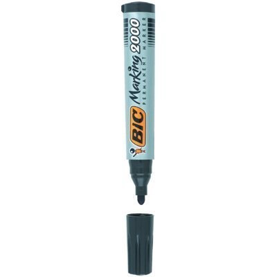 Marker permanentny BIC 2000 Ecolutions mix AST okrągła końcówka 4szt, 8209112 Bic Marker permanentny BIC 2000 Ecolutions mix AST okrągła końcówka 4szt, 8209112 Bic
