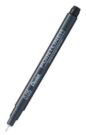 Cienkopis kalibrowany POINTLINER czarny S20P-05A 0,05mm PENTEL Pentel Cienkopis kalibrowany POINTLINER czarny S20P-05A 0,05mm PENTEL Pentel