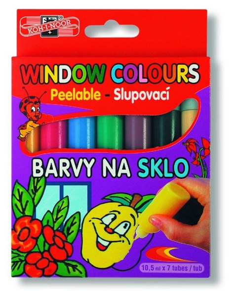 Farby witrażowe 9738 5kol+2kon 10.5ml KIN Koh-i-noor Farby witrażowe 9738 5kol+2kon 10.5ml KIN Koh-i-noor