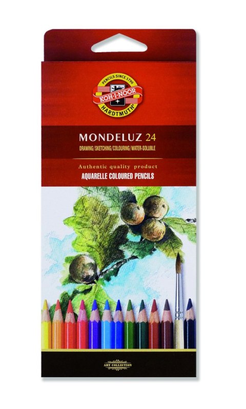 Kredki 3718 24kol.MONDELUZ KOH -I-NOOR Koh-i-noor Kredki 3718 24kol.MONDELUZ KOH -I-NOOR Koh-i-noor