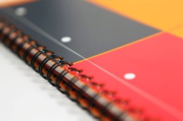 Kołonotatnik A4 80 kartek, kratka / tagi, INTERNATIONAL ORGANISERBOOK, OXFORD, 100102777 Oxford