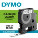Taśma DYMO D1 - 12 mm x 7 m, czarny / biały S0720530 do drukarek etykiet Dymo