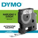 Taśma DYMO D1 - 12 mm x 7 m, czarny / biały S0720530 do drukarek etykiet Dymo
