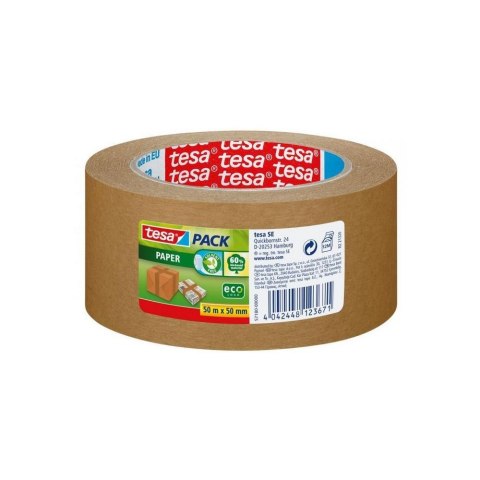 Taśma pakowa papierowa brązowa 50mx50mm TESAPACK 57180-00000-02 TS Tesa Taśma pakowa papierowa brązowa 50mx50mm TESAPACK 57180-00000-02 TS Tesa