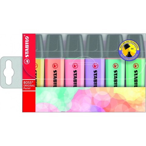 Zakreślacz STABILO BOSS 6szt. w etui 70/6 Stabilo Zakreślacz STABILO BOSS 6szt. w etui 70/6 Stabilo