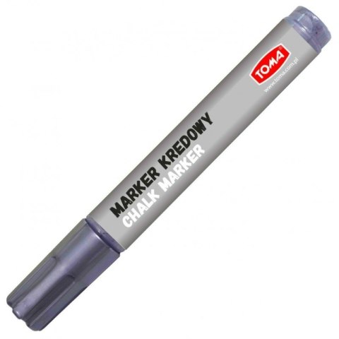 Marker kredowy, końcówka ścięta 15mm, 25g tuszu srebrny TO-290 Toma Toma Marker kredowy, końcówka ścięta 15mm, 25g tuszu srebrny TO-290 Toma Toma