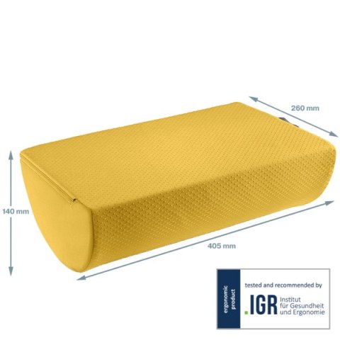 Podnóżek Leitz Ergo Cosy, żółty 53710019 Leitz Podnóżek Leitz Ergo Cosy, żółty 53710019 Leitz