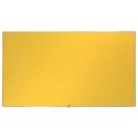 Tablica_ filcowa Nobo, panoramiczna 55null, żółta ( 122,4 x 69,3 cm ) 1905320 Nobo