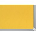 Tablica_ filcowa Nobo, panoramiczna 55null, żółta ( 122,4 x 69,3 cm ) 1905320 Nobo