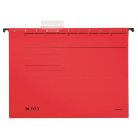 Teczki zawieszane ALPHA, czerwony, Leitz 19850125 Leitz Teczki zawieszane ALPHA, czerwony, Leitz 19850125 Leitz