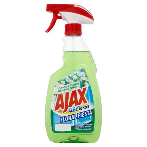 AJAX Płyn do mycia szyb 500ml Floral Fiesta ( zielony )rozpylacz 76688 Ajax AJAX Płyn do mycia szyb 500ml Floral Fiesta ( zielony )rozpylacz 76688 Ajax