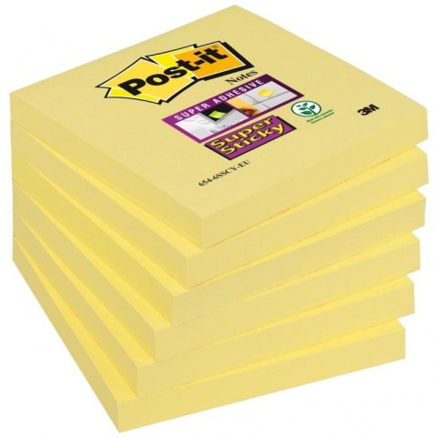 Bloczek 3M POST-IT 76x76mm żółty 90k Super Sticky (654)70005197911 Post-It 3M Bloczek 3M POST-IT 76x76mm żółty 90k Super Sticky (654)70005197911 Post-It 3M