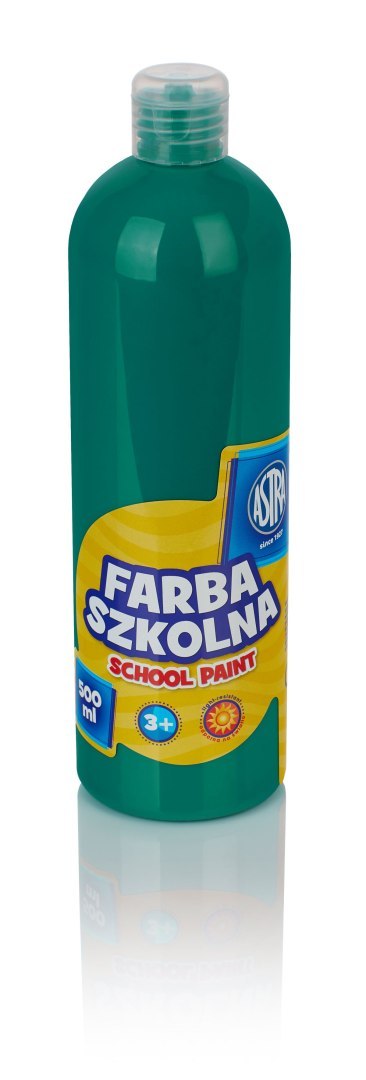 Farba szkolna Astra 500 ml - szmaragdowa, 301112010 (X) Astra Farba szkolna Astra 500 ml - szmaragdowa, 301112010 (X) Astra