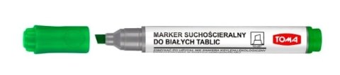 Marker do białych tablic TOMA, końcówka ścięta, zielony TO-267 Toma Toma Marker do białych tablic TOMA, końcówka ścięta, zielony TO-267 Toma Toma
