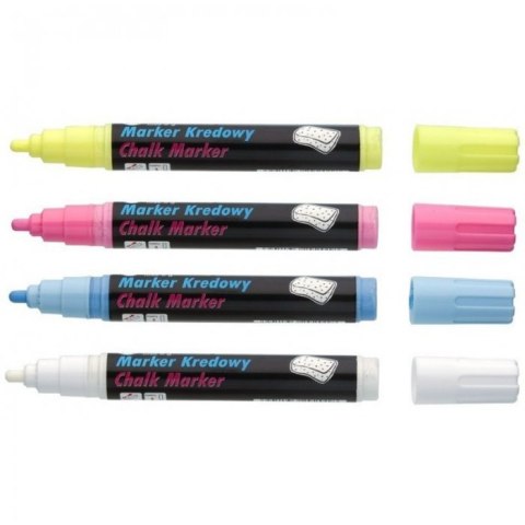 Marker kredowy, końcówka ścięta 15mm, 25g tuszu pomarańczowy TO-290 Toma Toma