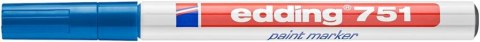 Marker lakierowy 1-2mm 751 niebieski EDDING końcowka okrągła Edding
