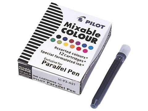 Naboje PARALLEL mix IC-P3-S6-AST PILOT 12 szt. Pilot Naboje PARALLEL mix IC-P3-S6-AST PILOT 12 szt. Pilot