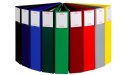 Segregator do akt osob. 5,5 cm 2r/d40 czarny TD-15-01 BIURFOL Biurfol