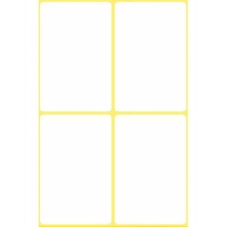 Trwałe minietykiety do opisywania ręcznego, 24 etyk./op., 54 x 35 mm, białe, AVERY ZWECKFORM, 3087 Avery Zweckform