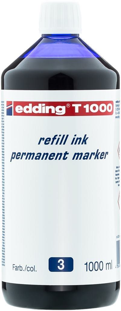 Tusz do markerów permanentnych 1000 ml niebieski EDDING T1000/003/N Edding Tusz do markerów permanentnych 1000 ml niebieski EDDING T1000/003/N Edding
